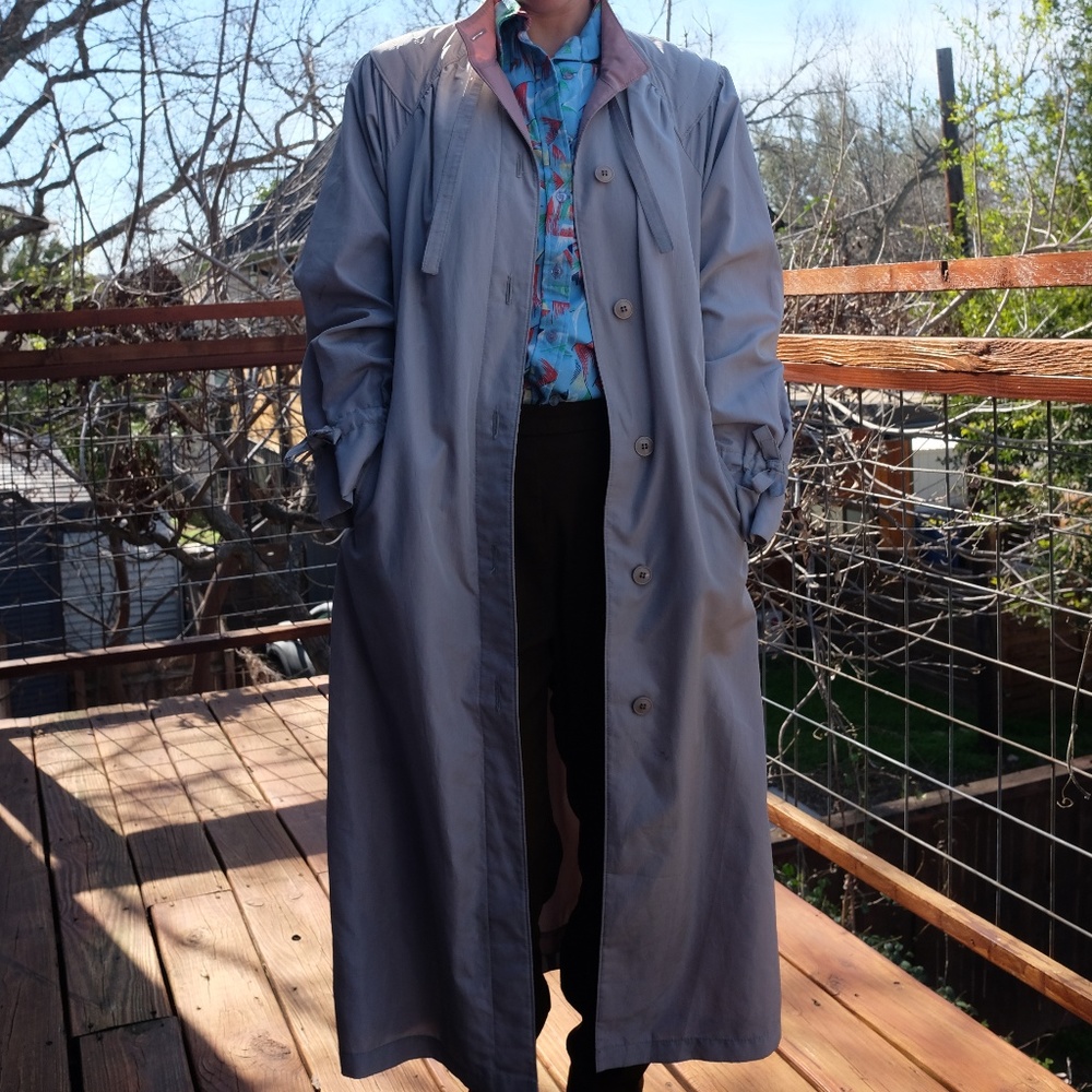 LONDON FOG trench raincoat